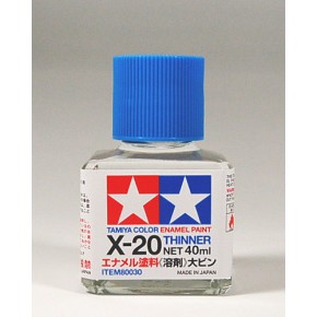 tamiya 80030 X-20 Enamel Thinner (40ml.) 4950344067077