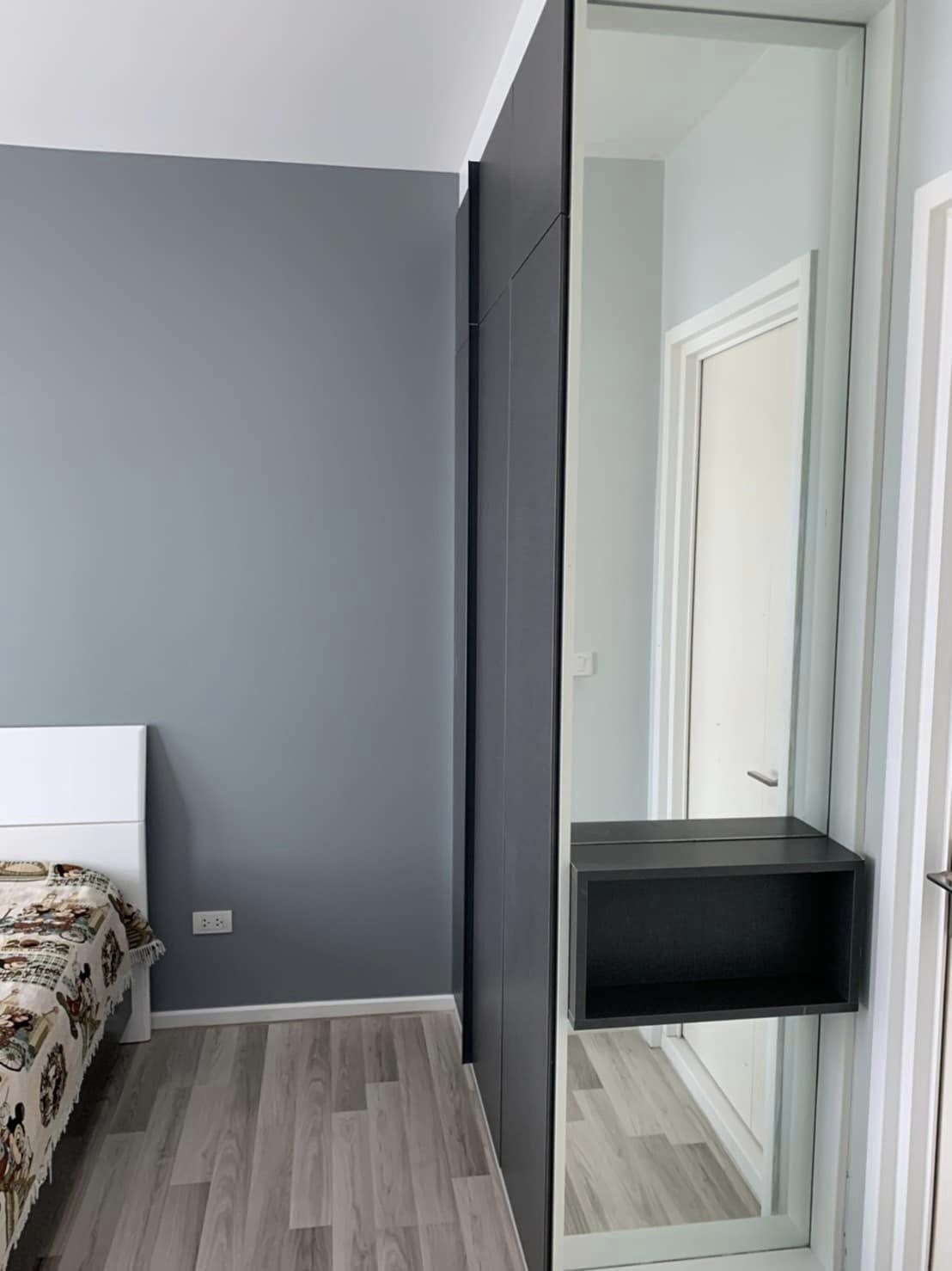 ให้เช่าคอนโด The Key Wutthakat (เดอะ คีย์ วุฒากาศ) - ตกแต่งเฟอร์ครบทาสีใหม่มีเครื่องซักผ้า - การเดินทาง: ใกล้ รถไฟฟ้า BTS วุฒากาศ