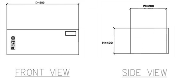 DC FUSE BOX 11Sring, 10x38 DC 1100V