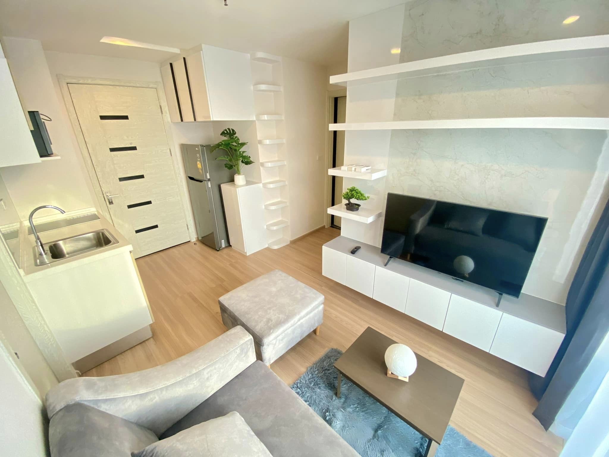 ปล่อยเช่าคอนโด Artemis Sukhumvit 77 (อาร์ทีมิส สุขุมวิท 77) - 2ห้องนอน 2ห้องน้ำ 1ห้องนั่งเล่น - ใกล้ BTS อ่อนนุช - ขนาดห้อง 47 ตรม. ชั้น 30