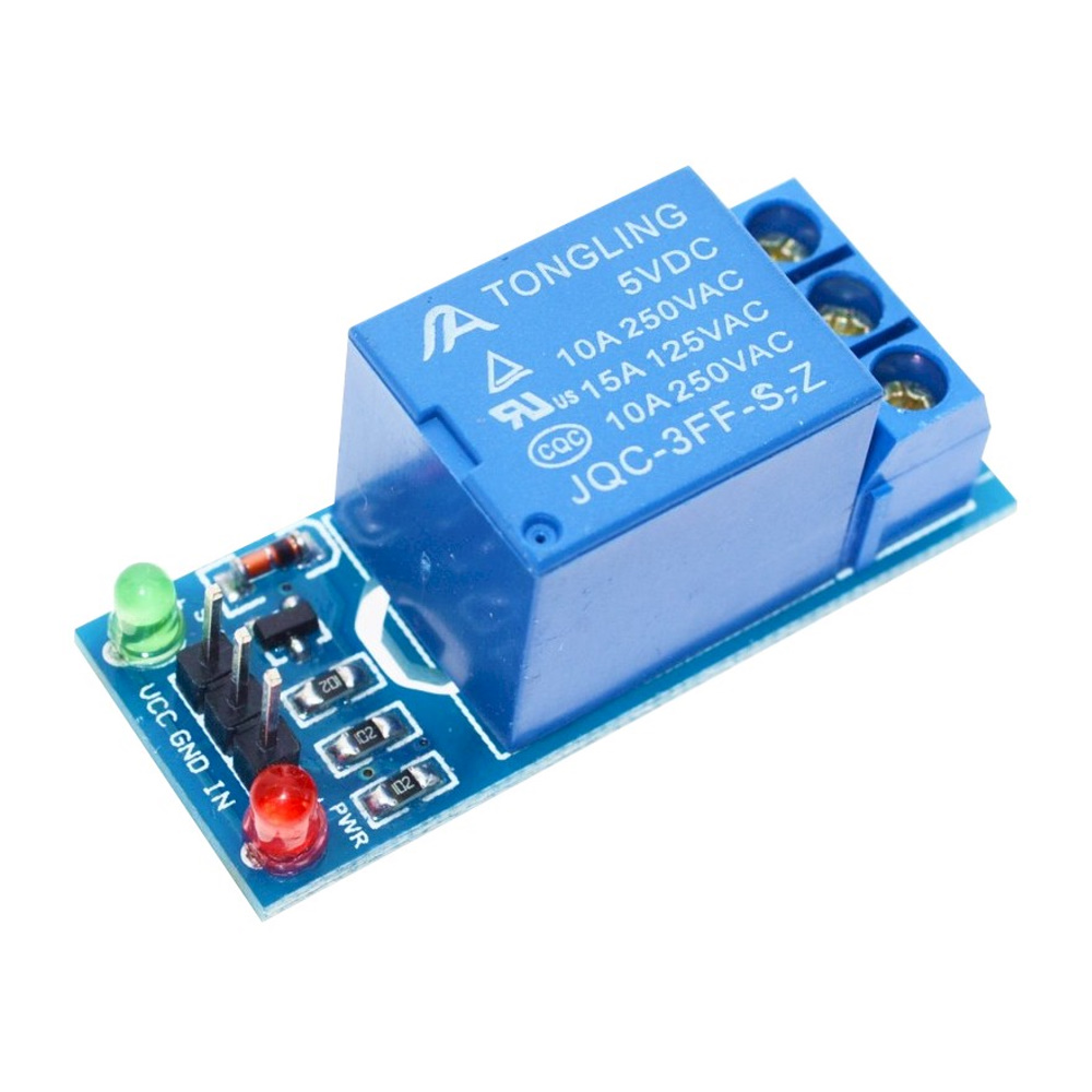 โมดูล รีเลย์ 1-Channel relay 5V 1 ช่อง Relay Module Shield 250V/10A Active LOW