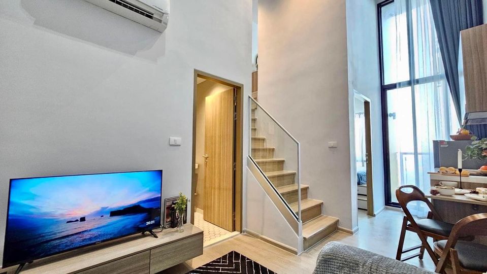 ปล่อยเช่าคอนโด อัลติจูด ยูนิคอร์น สาทร-ท่าพระ (Altitude Unicorn Sathorn-Tha Phra) - Duplex 2ห้องนอน เฟอร์เครื่องใช้ไฟฟ้าครบครั้น - ใกล้ ติด BTS ตลาดพลู/เดอะมอลล์ท่าพระ