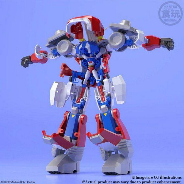 Bandai Super Mini Pla 4570117915079 Baikung Fu Machine Robo: Revenge of Cronos Limited