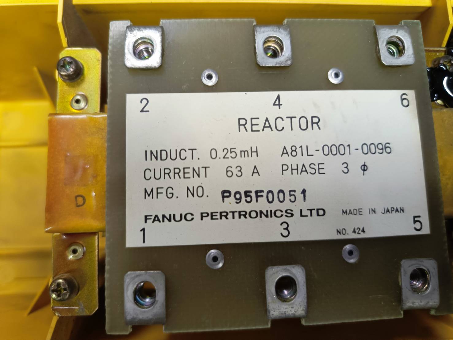 FANUC A81L-0001-0096 AC REACTOR