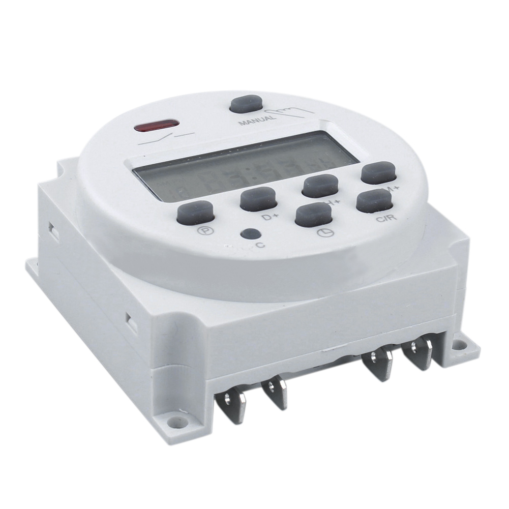 เครื่องตั้งเวลาเปิด-ปิดอัตโนมัติ ( Timer ) รุ่น CN101 DC 12V 16A Digital LCD Power Programmable Timer Time Relay Switch