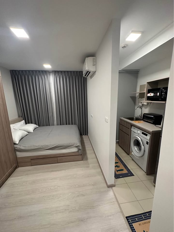 ให้เช่าคอนโด Plum Condo Sukhumvit 62 (พลัมคอนโด สุขมวิท 62) โซนพื้นที่ BTS บางจาก ห้องแบบ Studio / 1ห้องน้ำ · ขนาดห้อง 24 ตรม. ชั้น 7