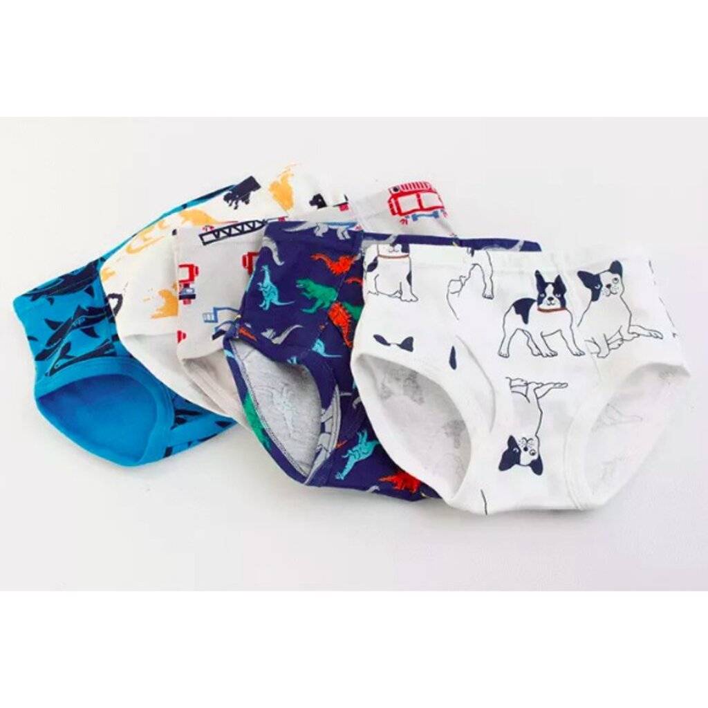 กางเกงในเด็กชาย ขาเว้า cotton 100% นุ่มสบาย ไม่ระคายเคือง (130-150)