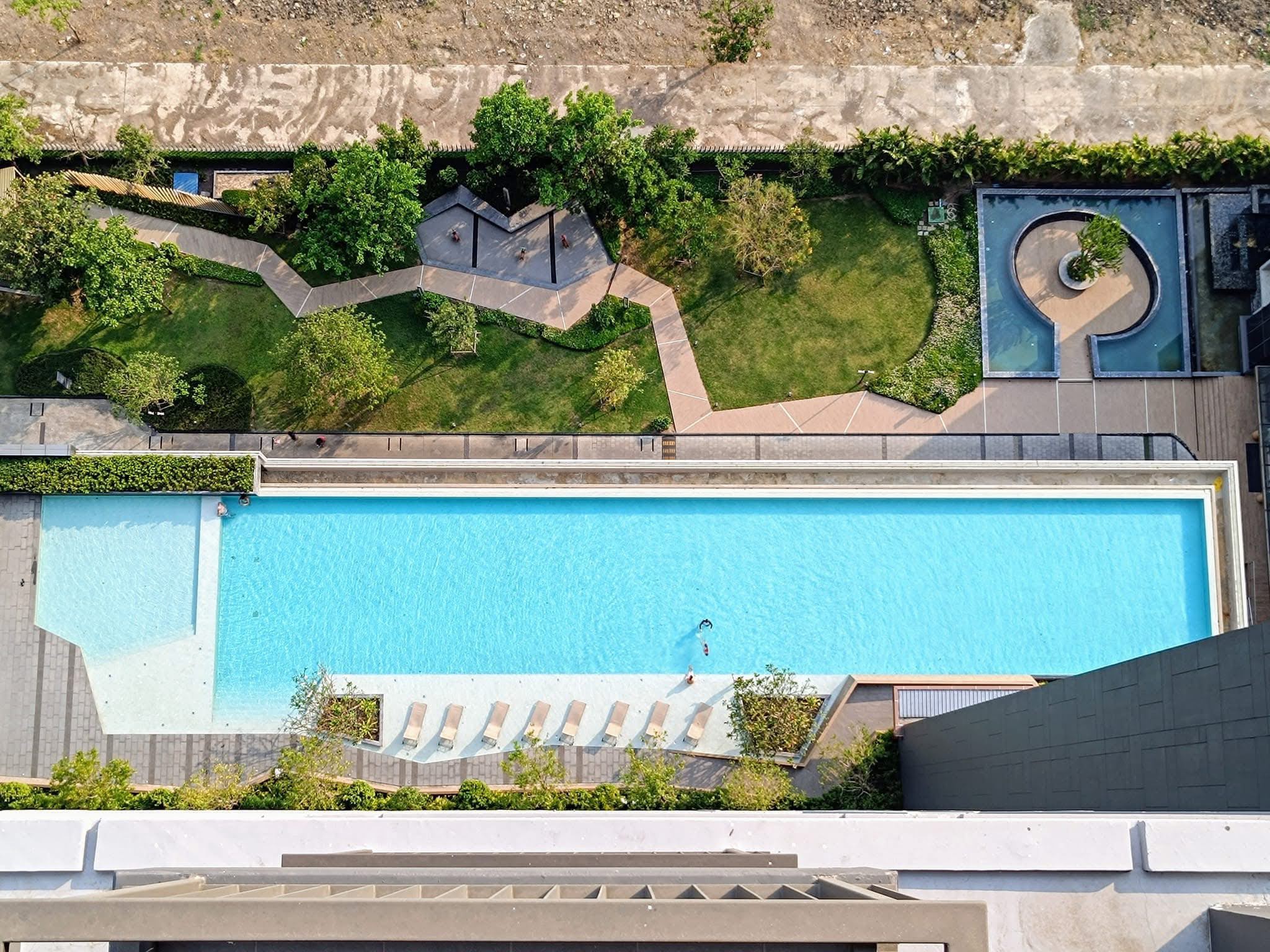 คอนโด The Politan Aqua เดอะ โพลิแทน อควา High Rise โซนพื้นที่ MRT พระนั่งเกล้า ให้เช่าห้องแบบ 1ห้องนอน 1ห้องน้ำ ขนาดห้อง 29 ตรม. ชั้น 35 ตึก A