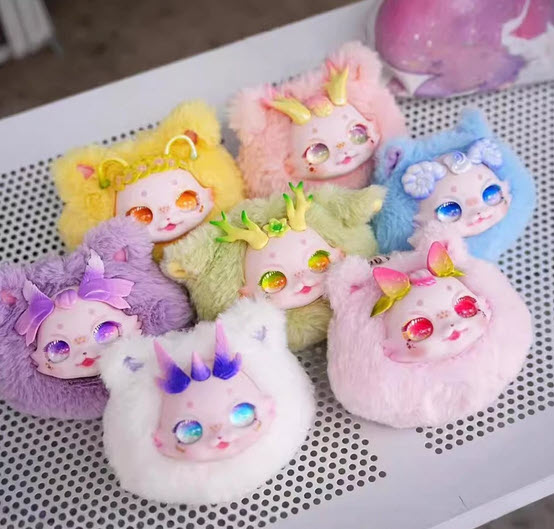 จุ่มเดี่ยว แบบสุ่ม 6977559960151 -blind box Maytree Dumia Morino Series พวงกุญแจตุ๊กตาน่ารัก