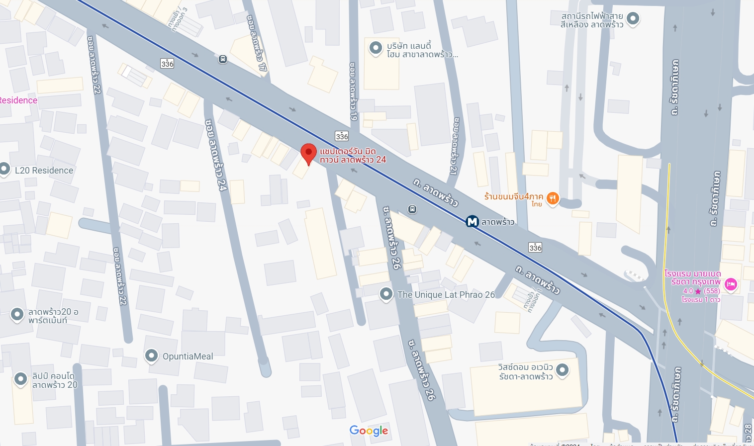 ปล่อยเช่าคอนโด Chapter One Midtown Ladprao 24 (แชปเตอร์วัน มิดทาวน์ ลาดพร้าว 24) - 1ห้องนอน 1ห้องน้ำ 1ห้องนั่งเล่น - ใกล้ MRT ลาดพร้าว - ขนาดห้อง 30 ตรม. ชั้น 22