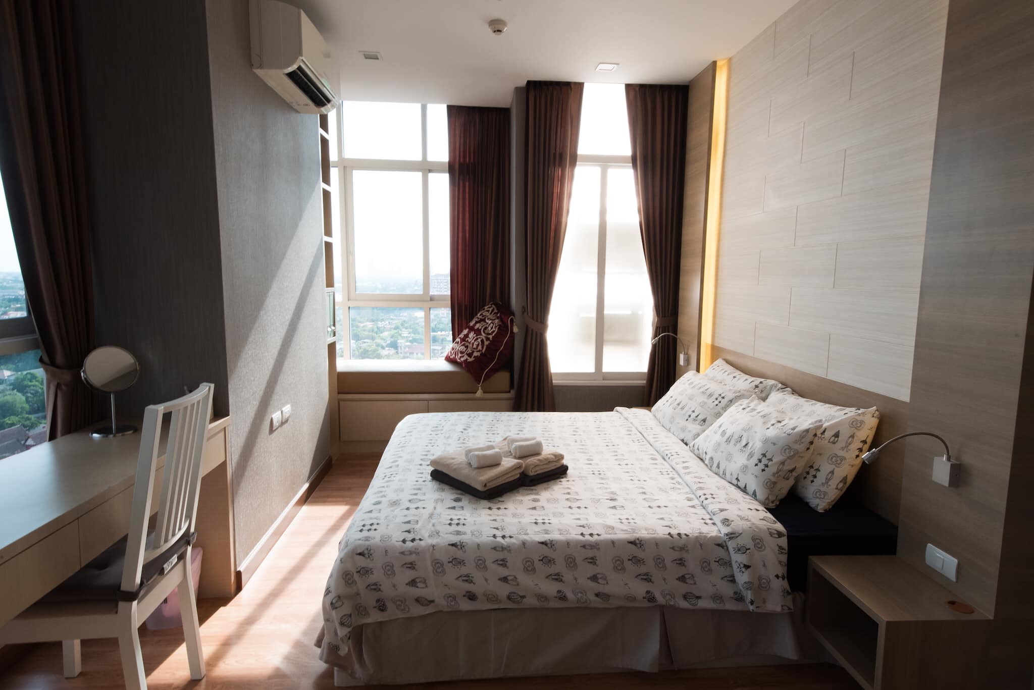 ปล่อยเช่าคอนโด The Coast Condominium (เดอะ โคสต์ คอนโดมิเนียม) - เตียงขนาด king-size ทั้ง 2 ห้อง 2ห้องนอน 2ห้องน้ำ 1ห้องนั่งเล่น - ใกล้ BTS บางนา - ขนาดห้อง 64 ตรม. ชั้น 8