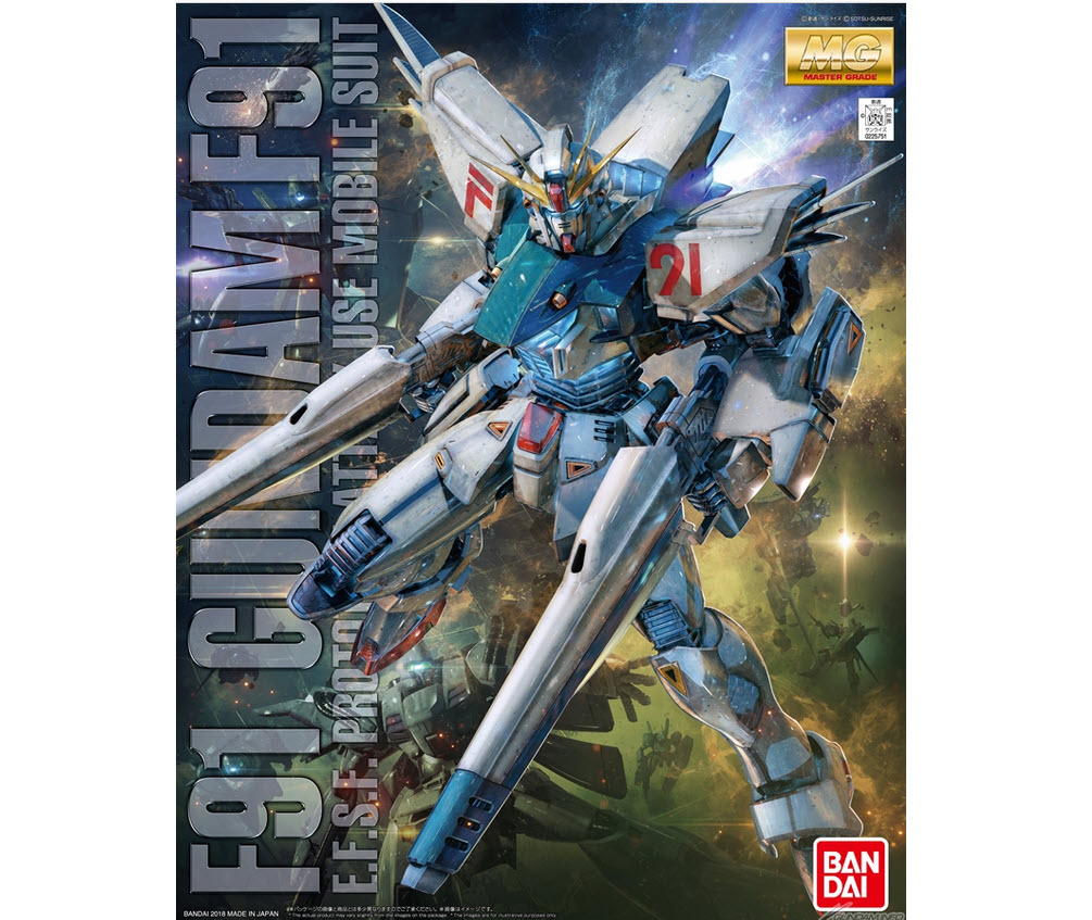 Bandai 4573102616128 MG 1/100 F91 GUNDAM Ver.2.0 4000yen