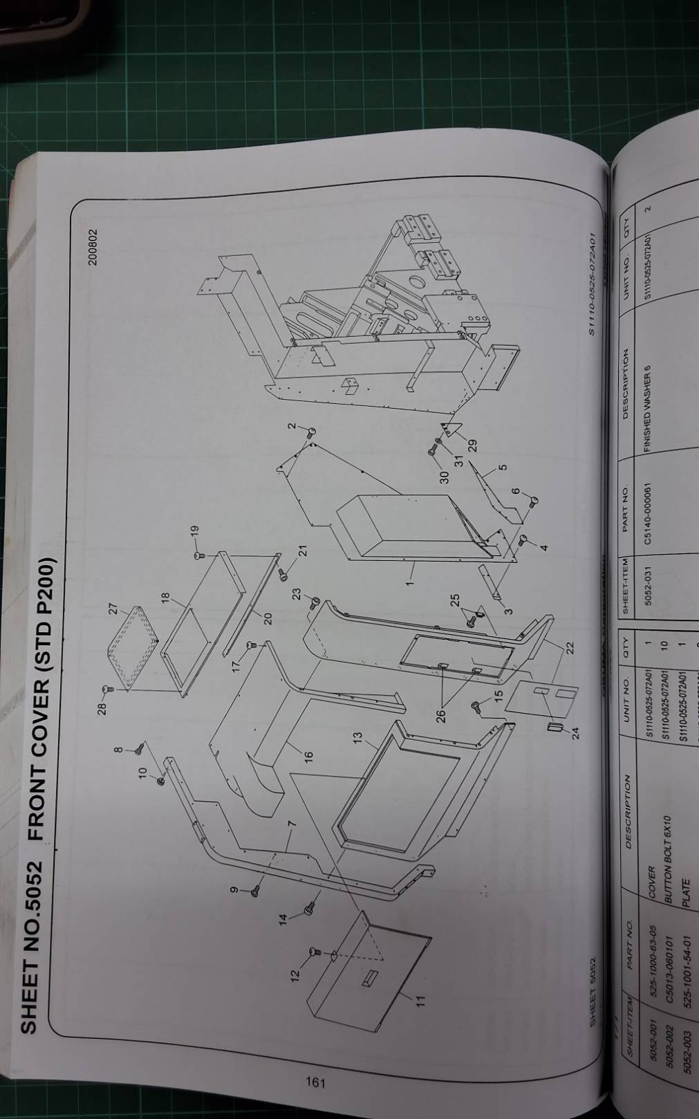 OKUMA LU300 2SC600 PARTS BOOK WIRING DIAGRAM