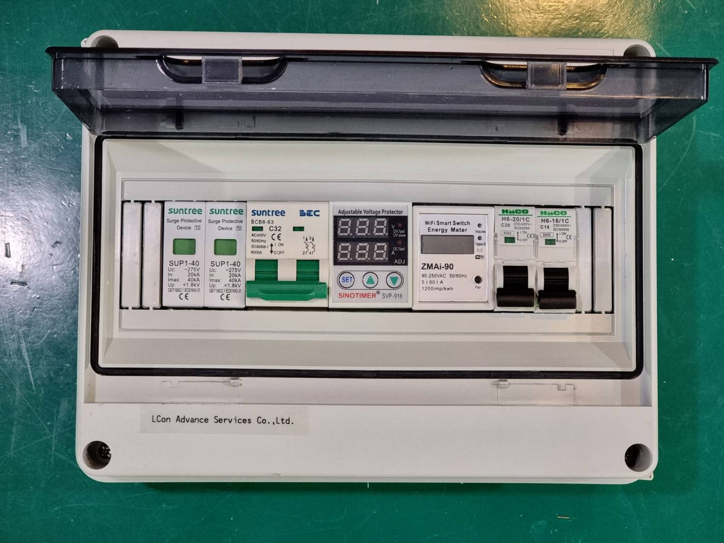 Smart AC Distribution Board ตู้สมาทร์เอซีสวิตซ์บอร์ดควบคุมและมอนิเตอร์ระบบไฟฟ้าการเชื่อมต่อผ่านไวไฟ สั่งการผ่านแอปพลิเคชันบนมือถือ