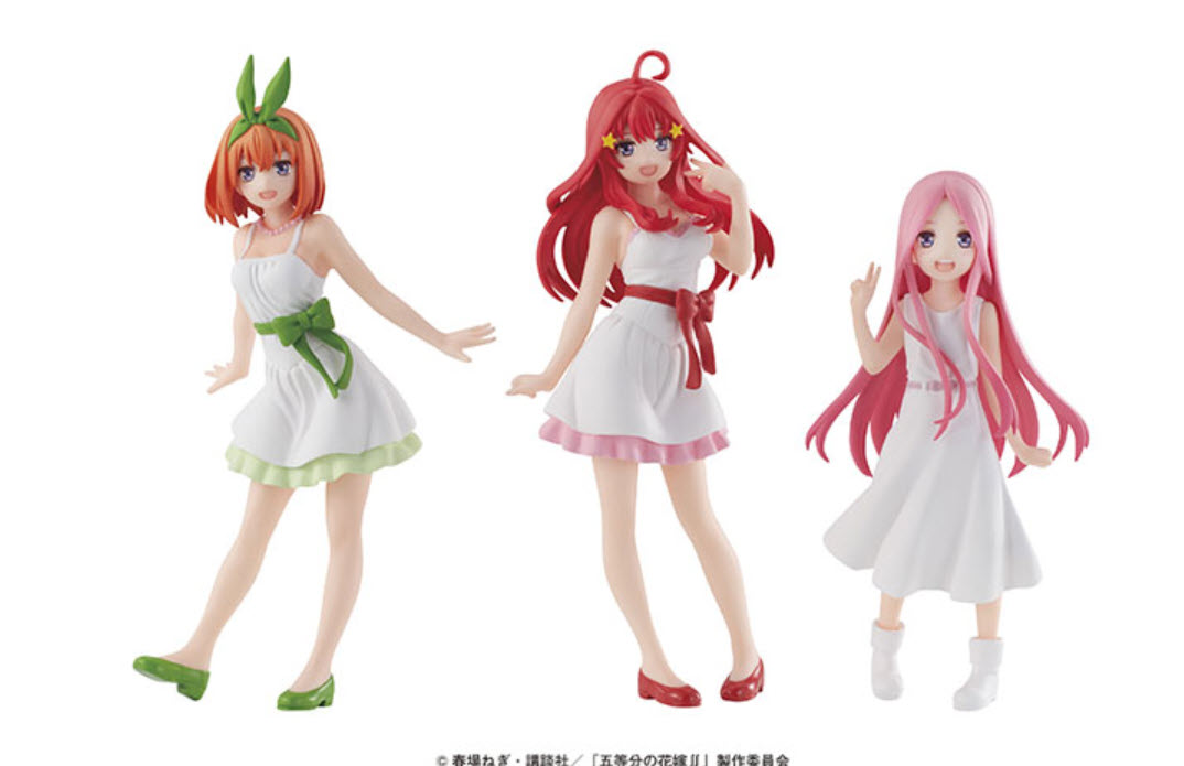 4549660630692 (set 3) Gasha Portraits The Quintessential Quintuplets Season 2 Vol.02