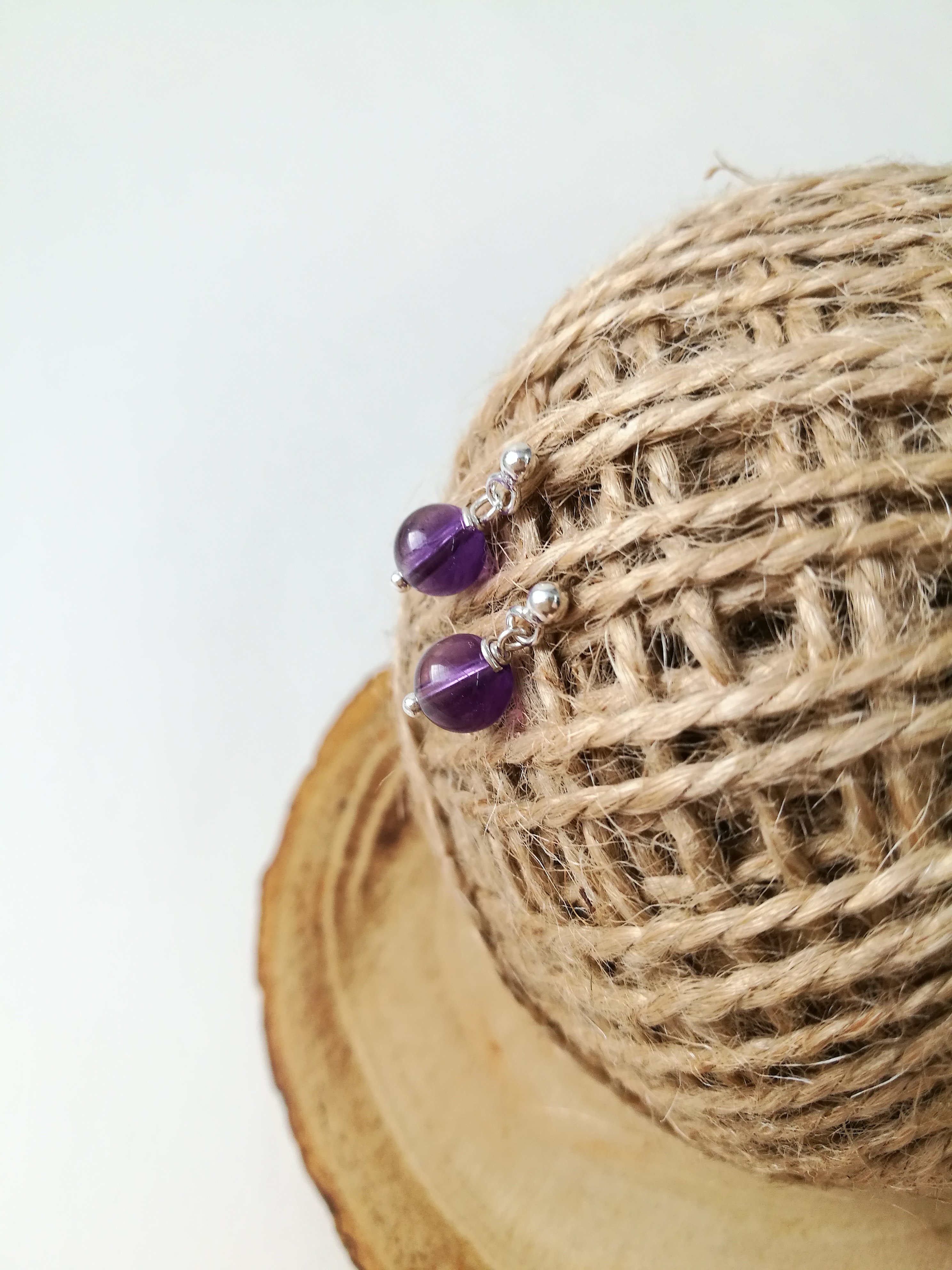 ต่างหูอเมทิสต์(Amethyst)