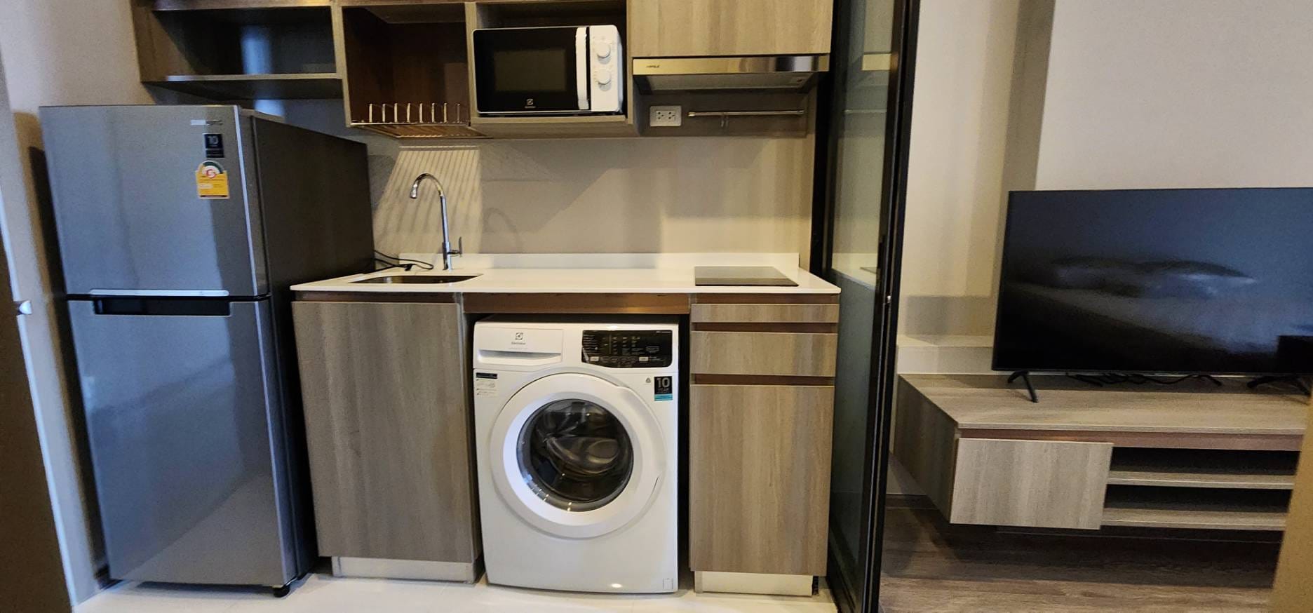 ปล่อยเช่าคอนโด ไนท์บริดจ์ ไพร์ม อ่อนนุช (Knightsbridge Prime Onnut) - Studio 1ห้องน้ำ 1ห้องครัว - ใกล้ BTSอ่อนนุช - ขนาดห้อง 23 ตรม. ชั้น 36