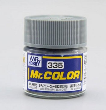 mr.color 335 medium seagray BS381C/637 10ml.