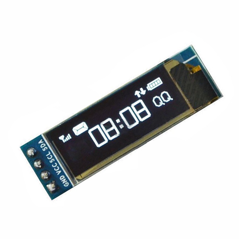 จอแสดงผล OLED 128x32 แบบ I2C ขนาด 0.91นิ้ว สีขาว