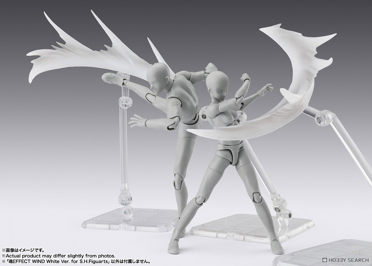 Preorderเข้า 5-6/2026 รบกวนสั่งแยกกับสินค้ารายการอื่นครับ Bandai 4573102675453 TAMASHII EFFECT WIND White Ver. for S.H.Figuarts
