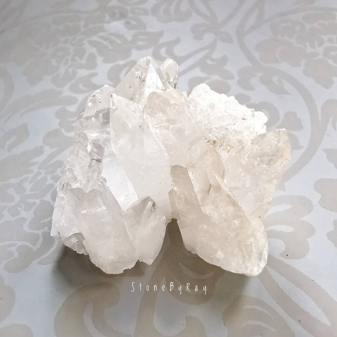 หินคริสตัลควอตซ์ผลึกก้อนธรรมชาติ