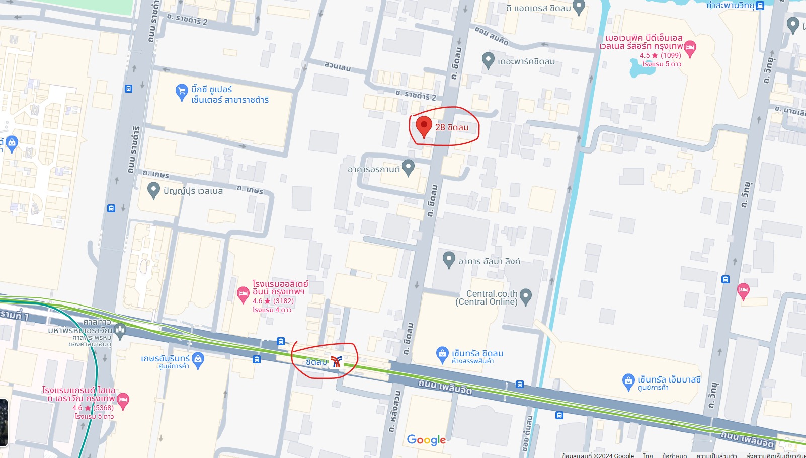 ปล่อยเช่าคอนโด 28 Chidlom (ทเวนตี้เอท ชิดลม) - ห้องใหม่ 2ห้องนอน 2ห้องน้ำ 1ห้องนั่งเล่น - ใกล้ BTS ชิดลม - ขนาดห้อง 75 ตรม. ชั้น 2