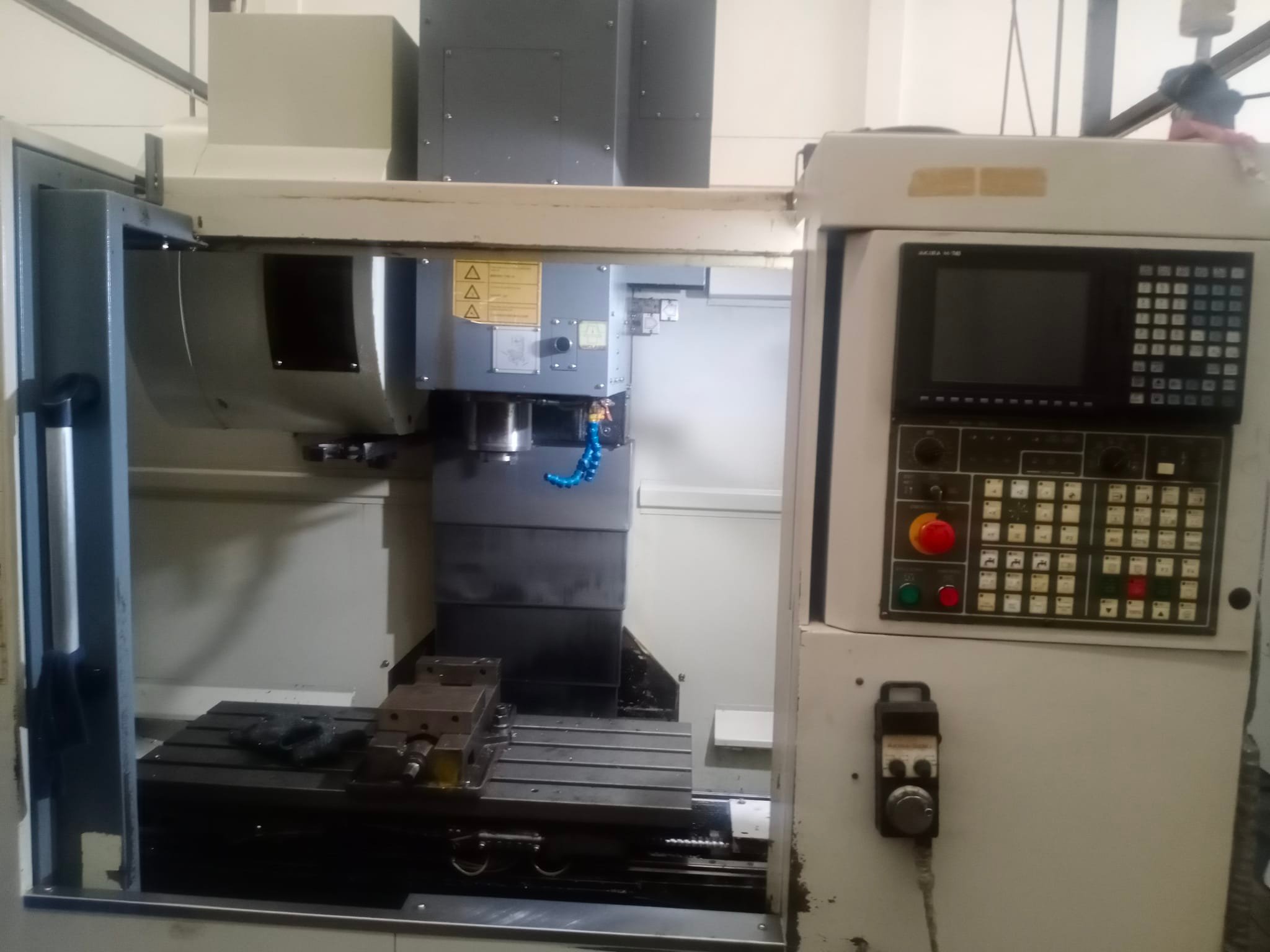 งานเปลี่ยนสาย encoder เครื่อง CNC AKIRA SEIKI ALARM 2F MITSUBISHI M70