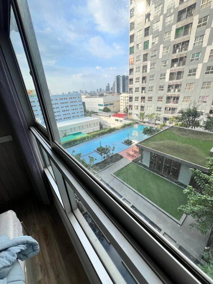 ปล่อยเช่าคอนโด ISSI Condo Suksawat (อิซซี่ คอนโด สุขสวัสดิ์) - Studio 1ห้องน้ำ 1ห้องครัว - ใกล้ บิ๊กซี ซูเปอร์เซ็นเตอร์ บางปะกอก/แม็คโคร สุขสวัสดิ์ - ขนาดห้อง 26 ตรม. ชั้น 8 วิวสระว่ายน้ำ