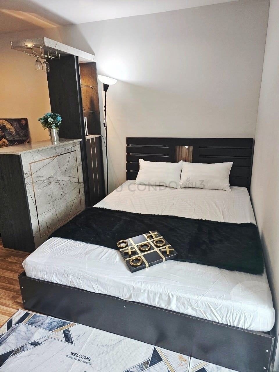 ปล่อยเช่าคอนโด ยู คอนโด @ แยกเกษตร (You Condo @ Yak Kaset) - ห้องครัวแยกทำเลดีเฟอร์เครื่องใช้ไฟฟ้าครบครั้น - การเดินทาง: ใกล้ BTS เสนานิคม