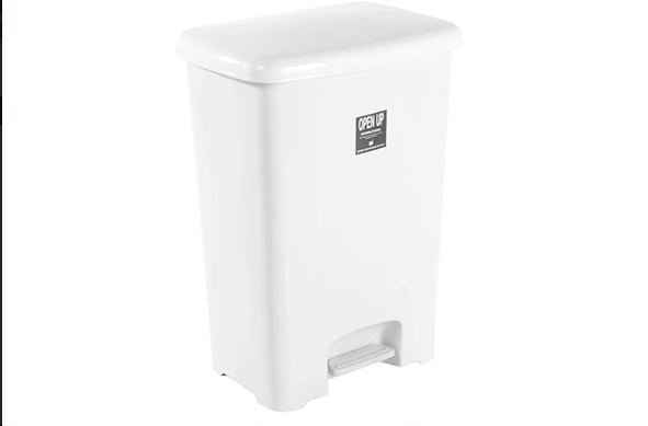 ถังขยะเท้าเหยียบ ทรงเหลี่ยม 42 ลิตร