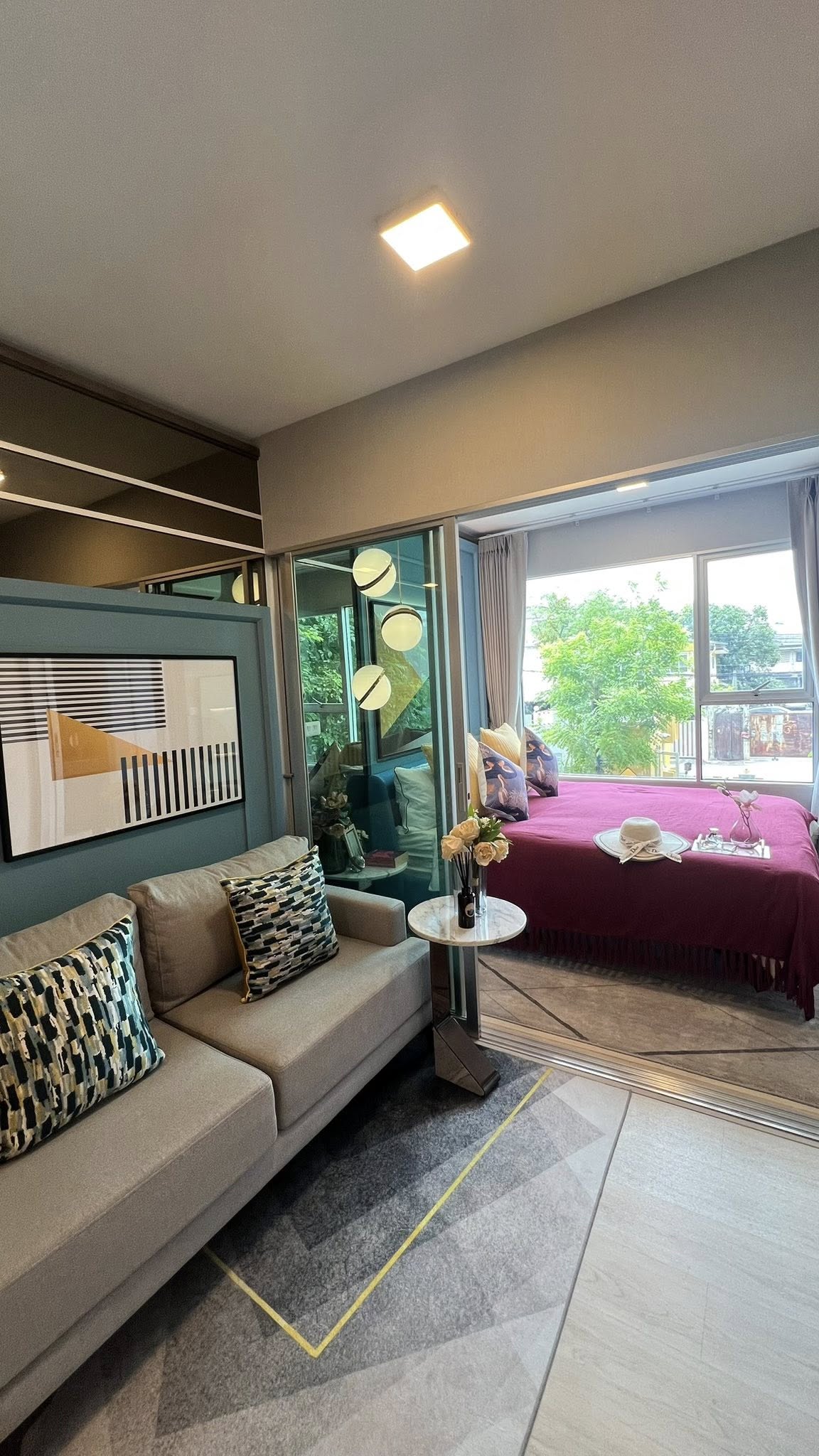 ให้เช่าคอนโด (พลัม คอนโด สุขุมวิท 62) Low Rise โซนพื้นที่ BTS บางจาก ห้องใหม่มือแรก แบบ 1ห้องนอน 1ห้องน้ำ