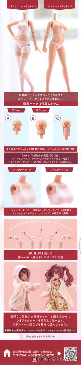 Kotobukiya 4934054030910 Sousai Shojo Teien Dress Up Body (S)