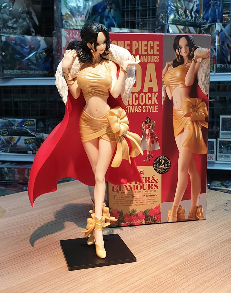 (เหลือ 1 ชิ้น รอเมล์ฉบับที่2 ยืนยัน ก่อนโอน) 4983164356403 OP GLITTER&GLAMOURS-BOA HANCOCK CHRISTMAS STYLE-สีทอง (A NORMAL COLOR VER)