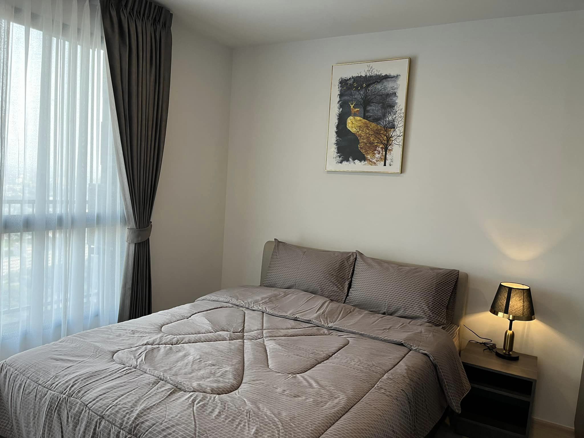 ห้องใหม่ให้เช่าคอนโด Elio Del Nest (เอลลิโอ เดล เนสท์) - ตกแต่งเฟอร์ครบห้องใหญ่1ห้องนอน1ห้องอเนกประสงค์ชั้นสูงวิวสระสวย - การเดินทาง: ห่าง BTS อุดมสุข เพียง 700 m.