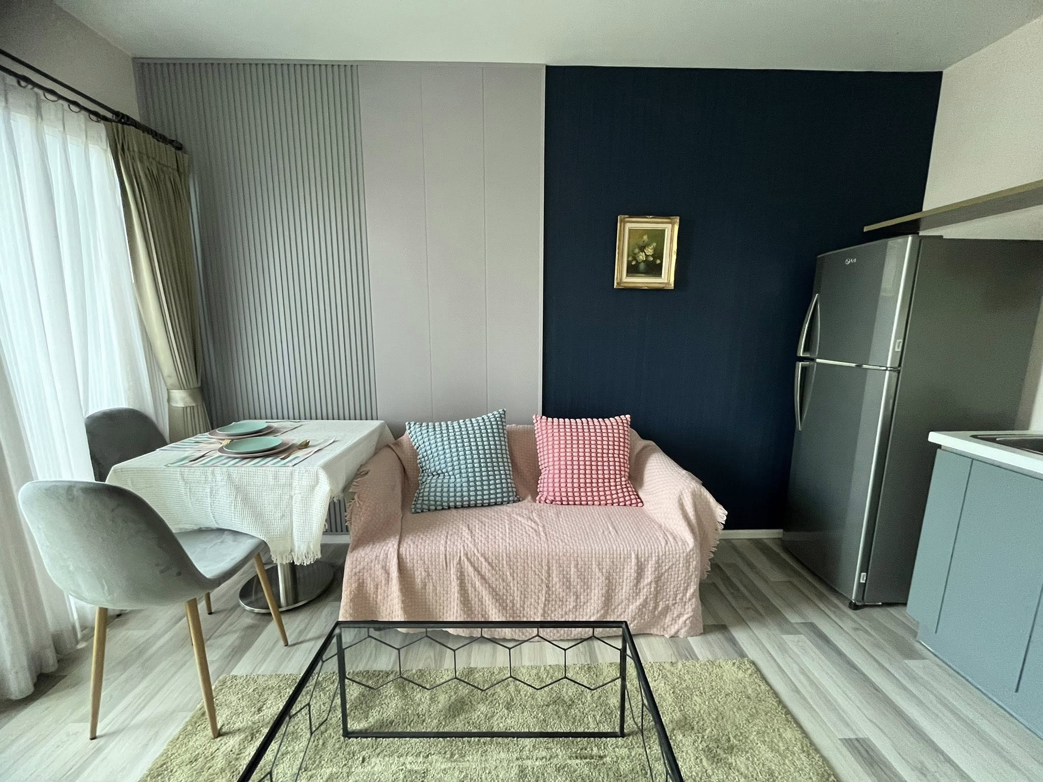 ให้เช่าคอนโด The Key Chaengwattana (เดอะ คีย์ แจ้งวัฒนะ) โซนพื้นที่ แจ้งวัฒนะ MRT ศรีรัช ห้องแบบ 1ห้องนอน / 1ห้องน้ำ