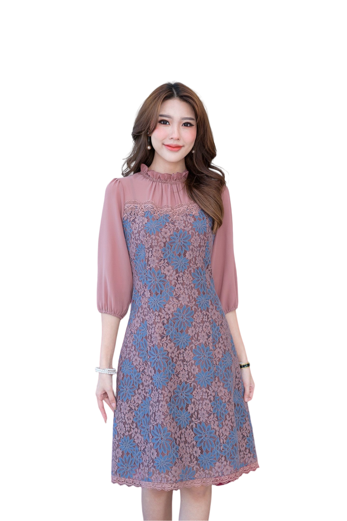 kudapy เดรสสั้นสีดำ/สีน้ำตาล /สีเทาฟ้า ลูกไม้งานสวยน่ารักมากๆ ดีเทลสวยหวาน ดีไซน์สวยใช้ผ้าลูกไม้เนื้อดี คอจับจีบตุ๊กตาน่ารักล้อมด้วยลูกไม้รอบคอ