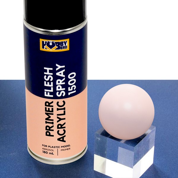 HB-010 primer flesh acrylic spray 1500 180ml. สเปรย์รองพื้นสีเนื้อ