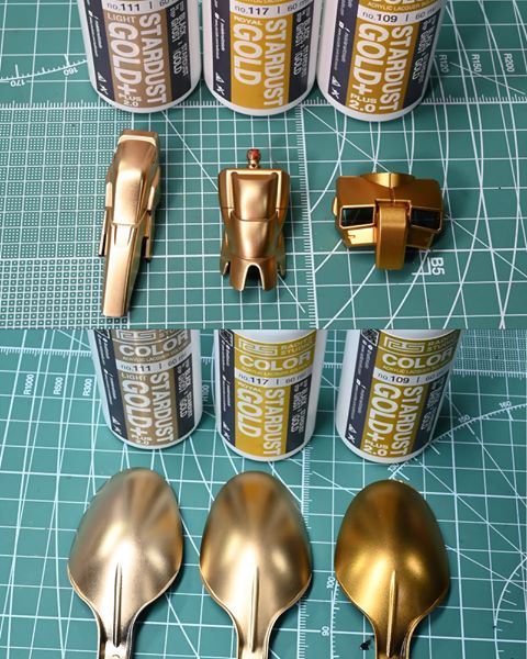 8858878601178 raditz 117S stardust royal gold 60ml. เฉดโลหะสีทองรอยัล