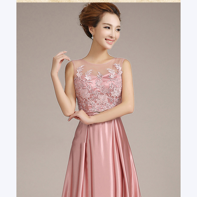 kudapy ชุดราตรียาวสีแดง/ทอง/ชมพู ปักลูกไม้แต่งเลื่อม ด้านหลังเป็นแบบซีทรู กระโปรงผ้าซาติน ชายยาว