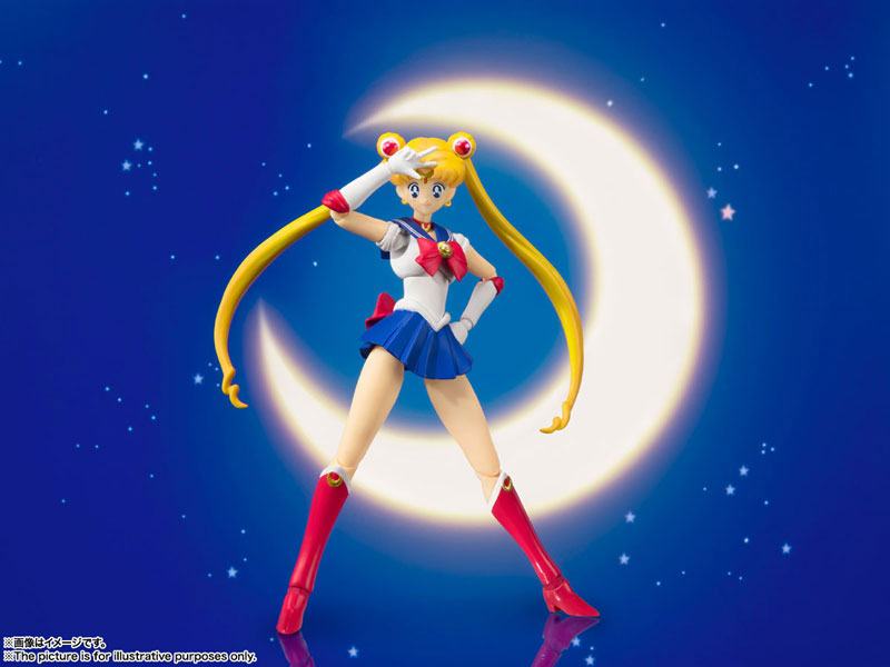 Bandai tamashii 4573102657909 s.h.figuarts sailar moon-animation color edition
