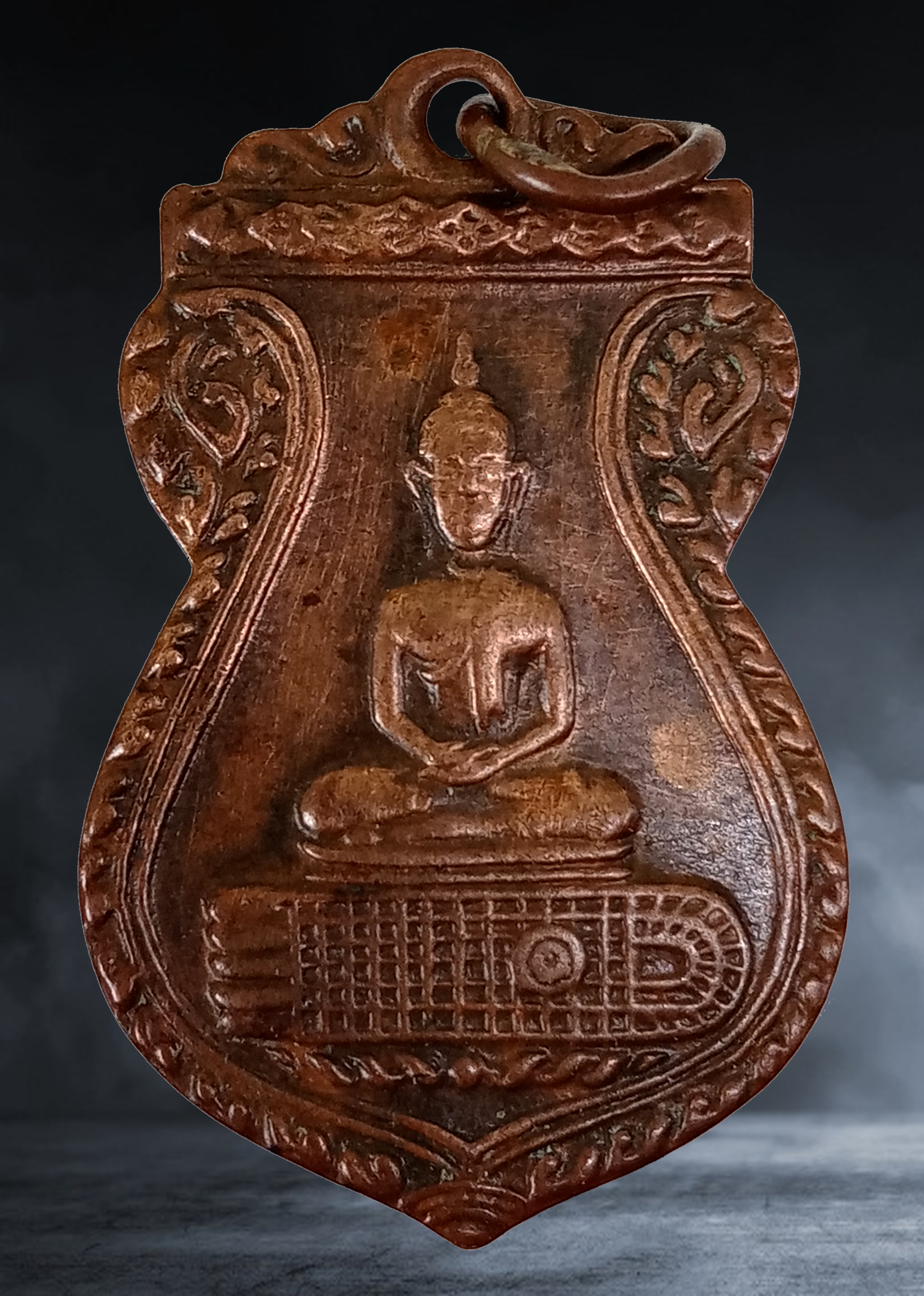 เหรียญเสมา พระพุทธบาท สมเด็จพระพุฒาจารย์ (นวม) วัดอนงค์คาราม ปี ๒๔๙๗