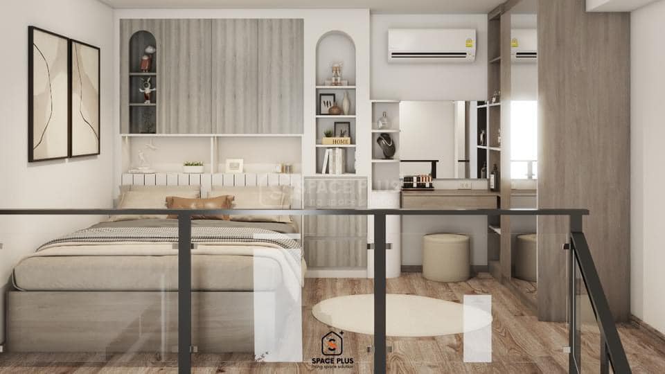 ปล่อยเช่าคอนโด Knightsbridge kaset - society (ไนท์บริดจ์ เกษตร โซไซตี้) - ห้อง Duplex2ชั้น 1ห้องนอน 1ห้องน้ำ 1ห้องนั่งเล่น - ใกล้ BTS เสนานิคม / เกษตร - ขนาดห้อง 36.5 ตรม. ชั้น 20