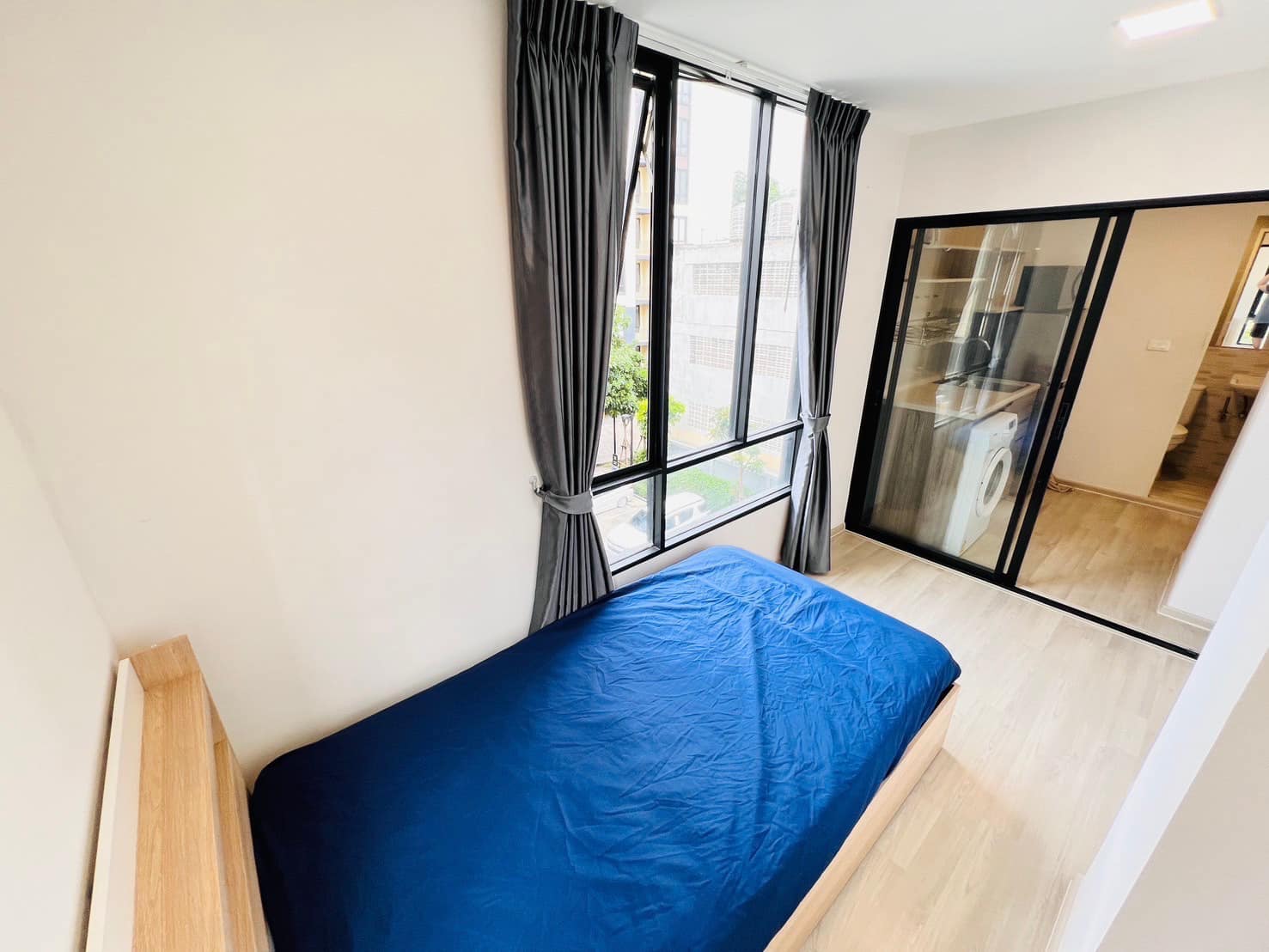 ปล่อยเช่าคอนโด Plum Condo Saphanmai Station (พลัม คอนโด สะพานใหม่ สเตชั่น) - โซนพื้นที่ BTS สะพานใหม่ - 2ห้องนอน 1ห้องน้ำ 1ห้องนั่งเล่น - ขนาดห้อง 40 ตรม. ชั้น 4