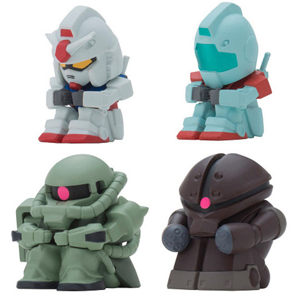 Gashapon Bandai ได้ครบ 4 แบบ gundam still waiting for you set 01
