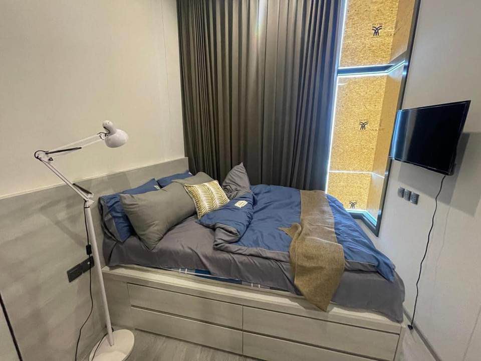 สนใจชมห้องติดต่อได้เลย Line ID: Smile-easy ปล่อยเช่าคอนโด THE LINE Sukhumvit 101 (เดอะ ไลน์ สุขุมวิท 101) - 1ห้องนอน 1ห้องน้ำ 1ห้องนั่งเล่น - ใกล้ BTS ปุณณวิถี - ขนาดห้อง 28 ตรม. ชั้น 25