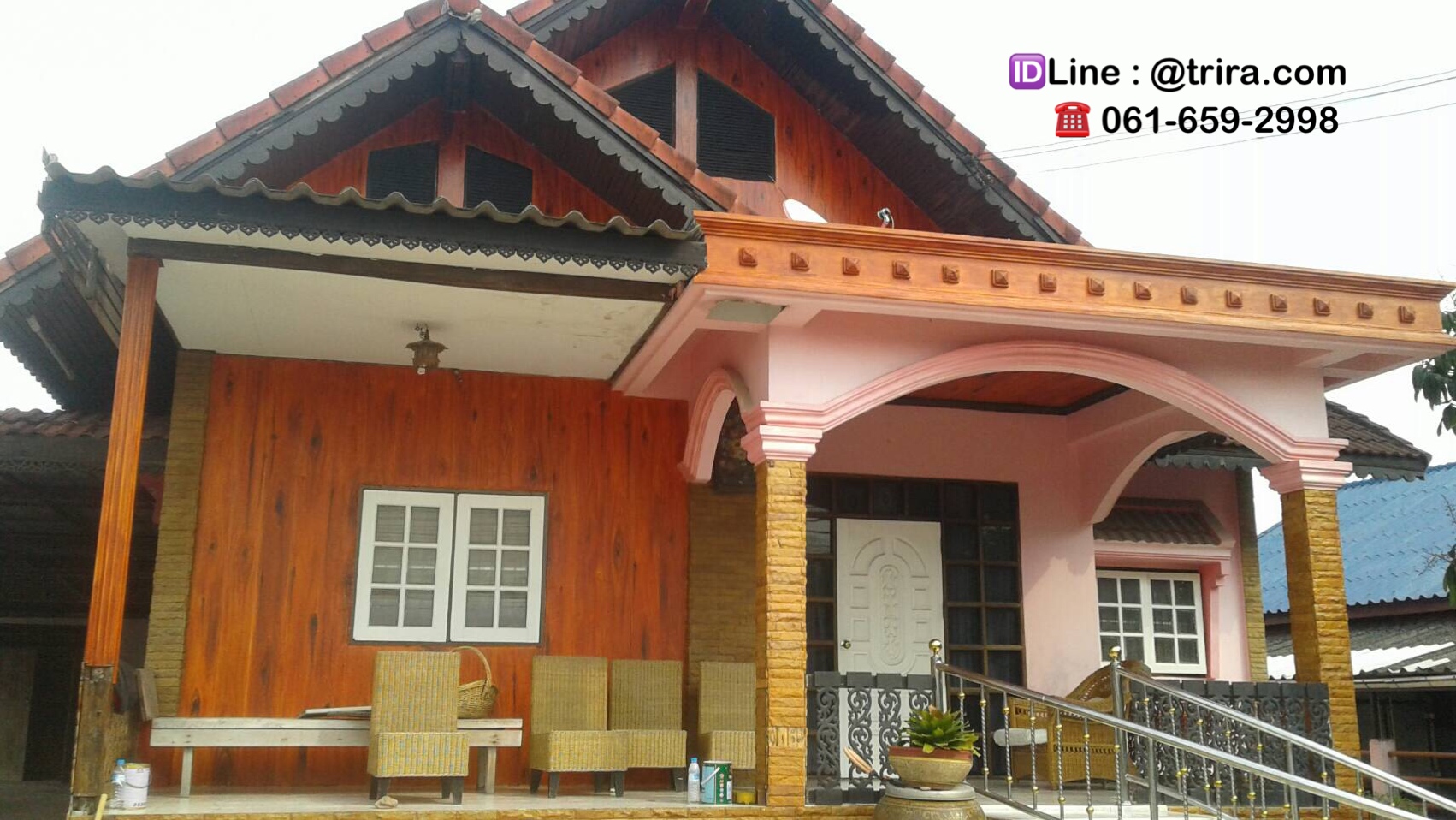 รีวิวผลงานจริงจากลูกค้าสีทาลายไม้ไตรร่า