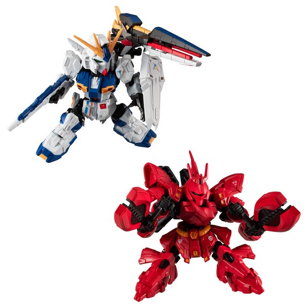 Bandai candy toy 4549660959298 Mobility Joint Gundam RX-93ff νGundam & MSN-04FF Sazabi Set