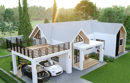 ใกล้ทะเล❤️บ้านเดี่ยวสไตล์นอร์ดิก 3นอน 2น้ำ 2ที่จอดรถ มีดาดฟ้า 🏠บ่อนอก เมืองประจวบคีรีขันธ์ 🏖️Near Beach Nordic Single House 3 Bed Room 2 Bath Room 2 Parking + Rooftop 🏠โครงการมูนสโตน บีช ประจวบ Project :Moonstone Beach Prach