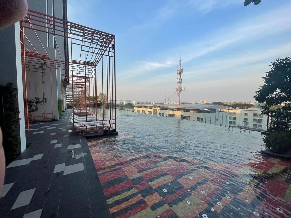 สนใจชมห้องติดต่อได้เลย Line ID: Smile-easy ปล่อยเช่าคอนโด THE LINE Sukhumvit 101 (เดอะ ไลน์ สุขุมวิท 101) - 1ห้องนอน 1ห้องน้ำ 1ห้องนั่งเล่น - ใกล้ BTS ปุณณวิถี - ขนาดห้อง 28 ตรม. ชั้น 25