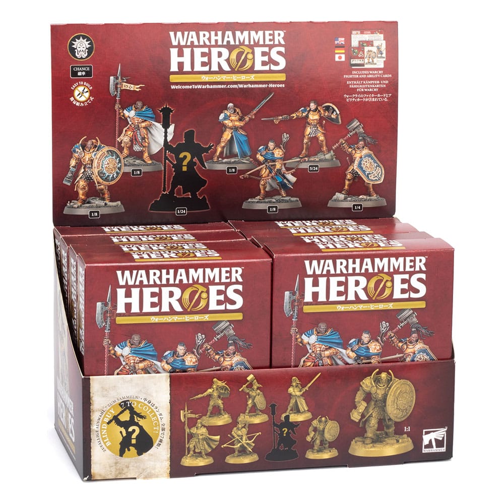 Warhammer 602810180028 กล่องสุ่ม warhammer heroes (set8)